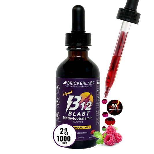 B-12 Blast® Liquid Methylcobalamin 1000mcg  liquid vitamin B12