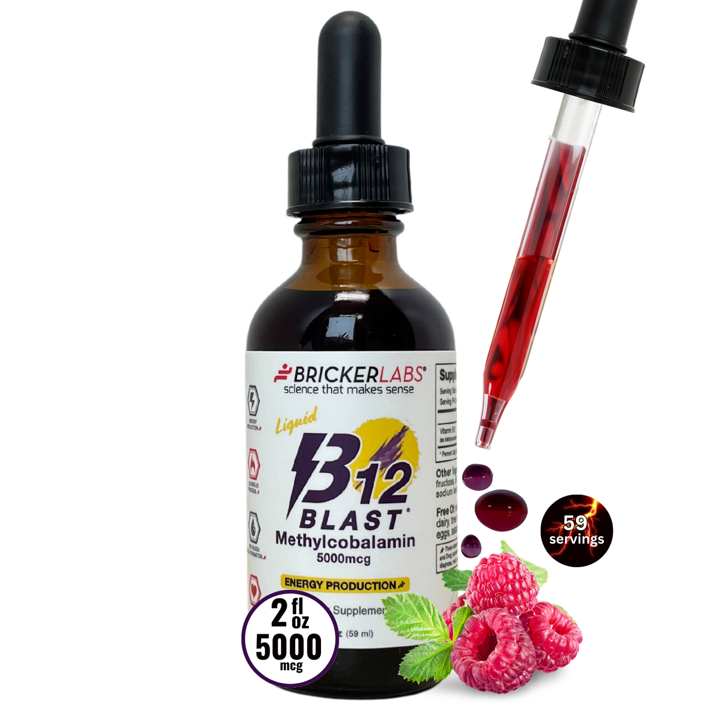 B-12 Blast® Liquid Methylcobalamin