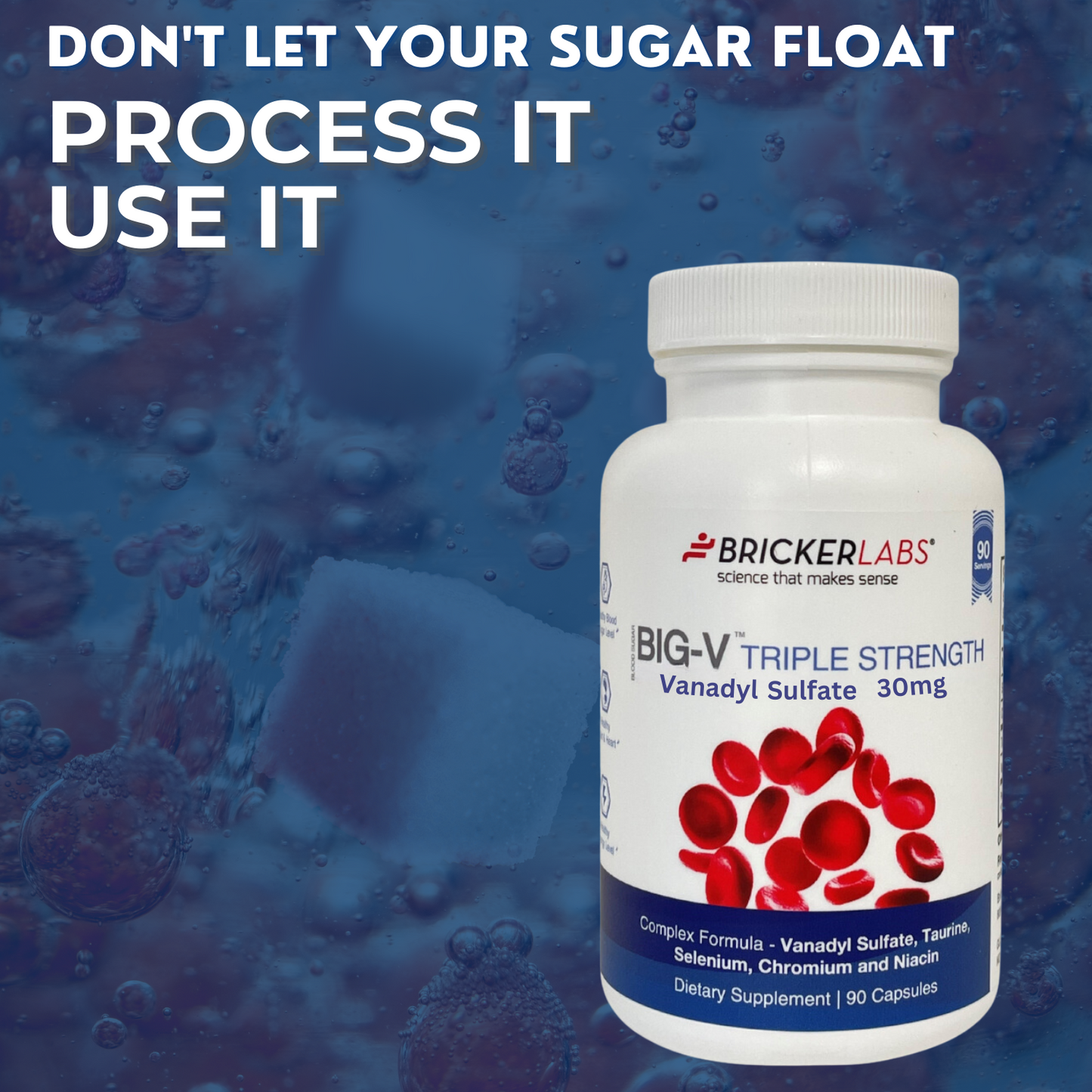 Big-V™ Triple Strength Healthy Blood Sugar Supplement
