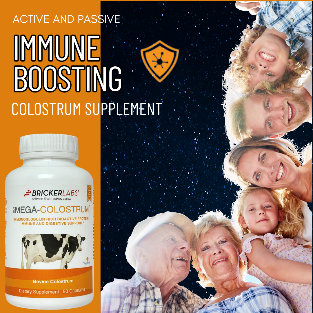 MEGA-COLOSTRUM  Digestive Health Support and Immune Health Supplement 90 capsules