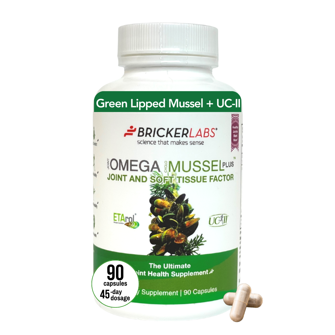 Omega Cyclo-Mussel Plus™ | Premium NZ Green Lipped Mussel plus UC-II 90ct