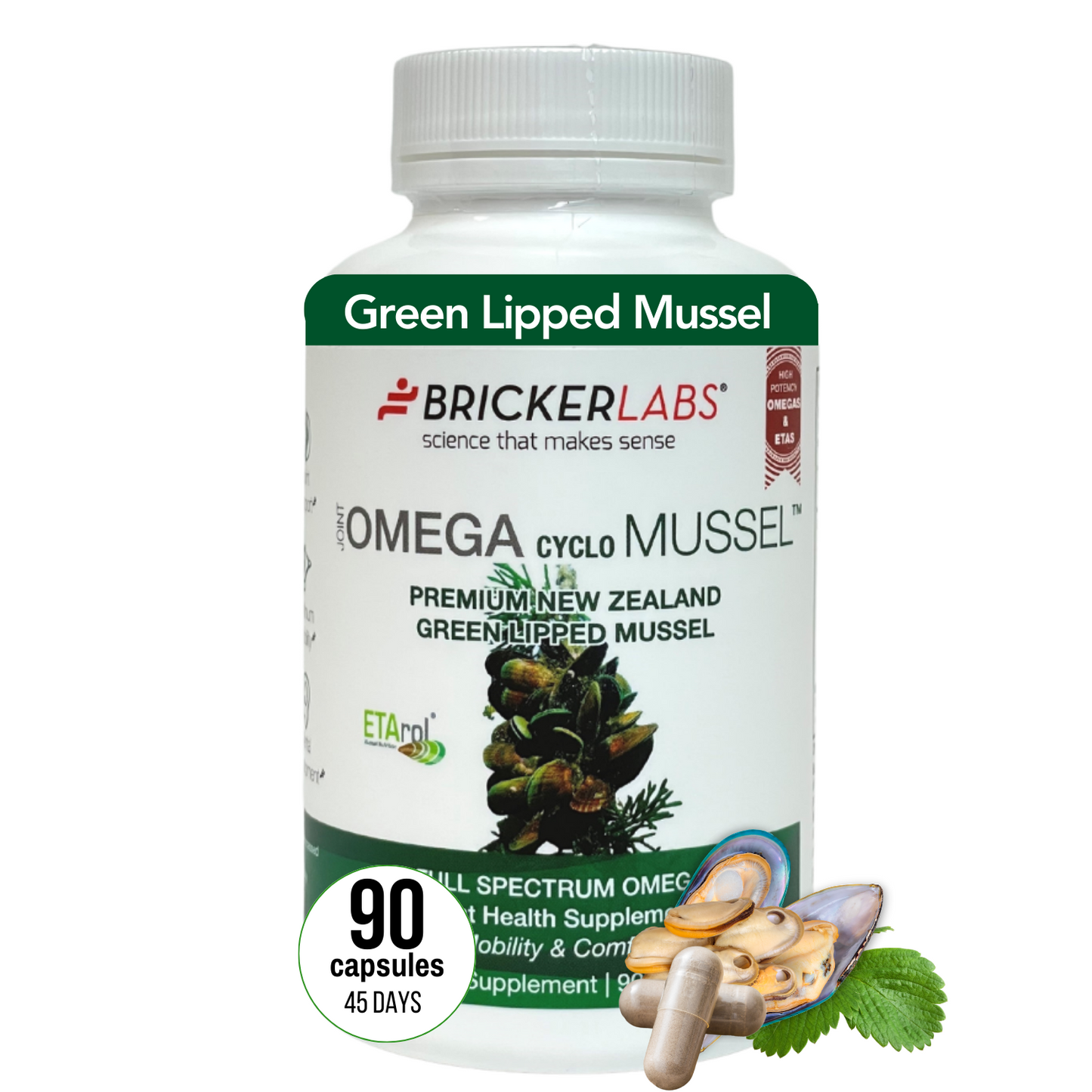 Omega Cyclo - Mussel │Premium New Zealand Green Lipped Mussel Joint Health Supplement